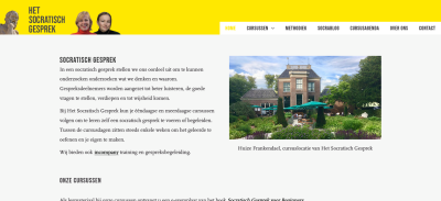hetsocratischgesprek.nl  - homepage (momentopname)